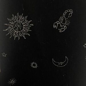 Women's Black and Silver Zodiac Dress